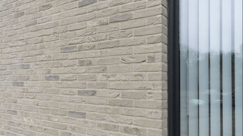 Gesmoorde gevelsteen - Groen-Grijs Gesmoord WV 50