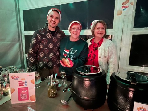 Drie collega's op Kesselt Treft