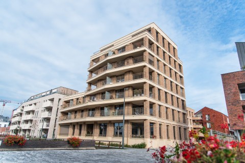 Project Ezeldijk Diest - lichte baksteen gevel
