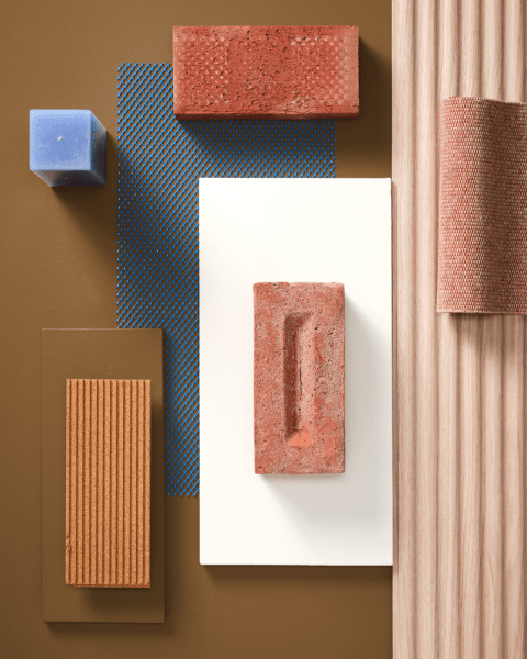 Bakstenen in mood board