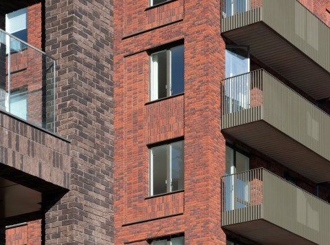 Gevel van project Great Eastern Quays London