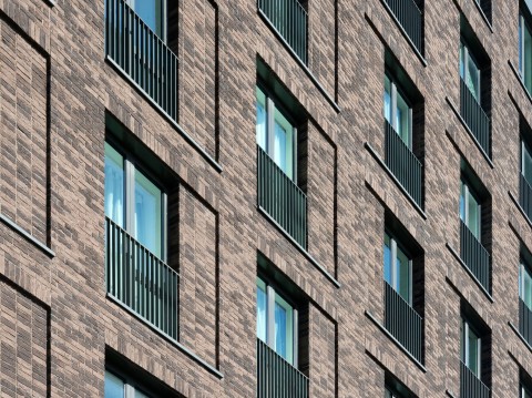 Gevel van project Great Eastern Quays London