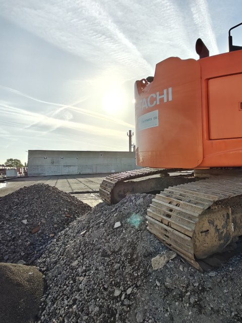 Werken nieuwe CCD hal