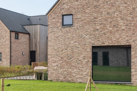 Modern landelijke gevel