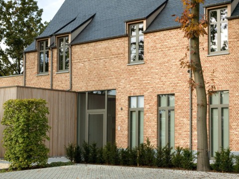 Modern landelijke gevel