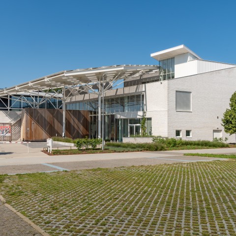 Bouwcampus in Blanco gevelsteen